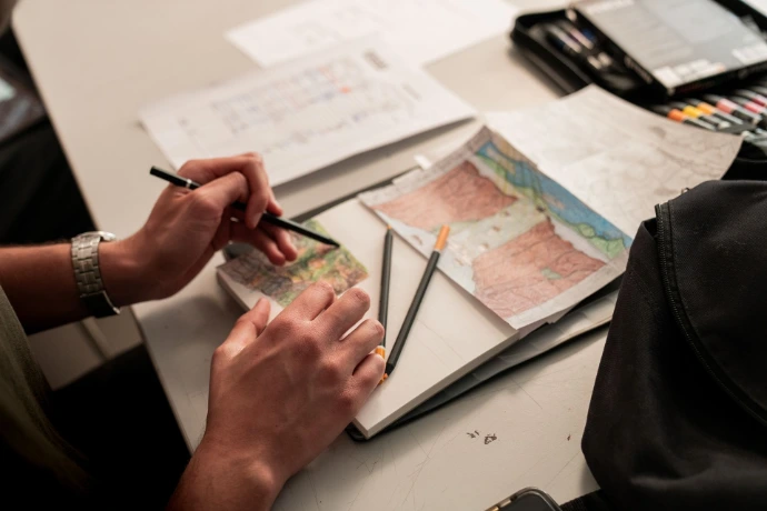 Travaux des étudiants en arts de l'image de l'ENAAI
